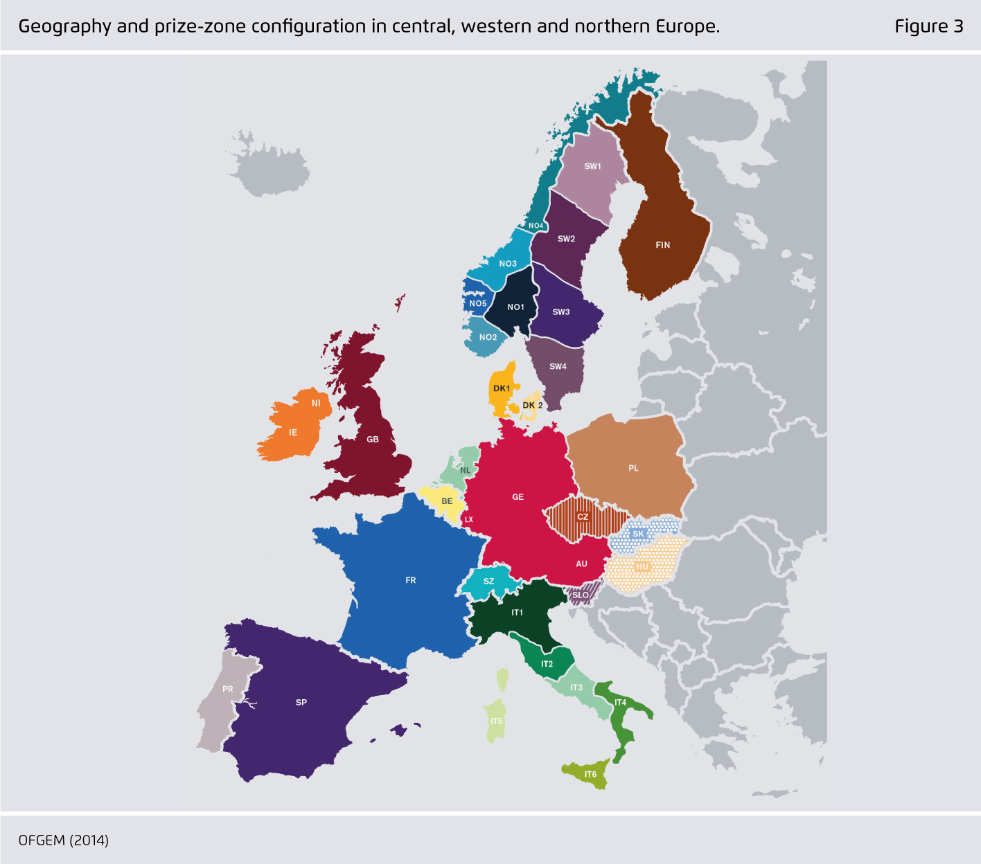 Preview for Geography and prize-zone con? guration in central, western and northern Europe.