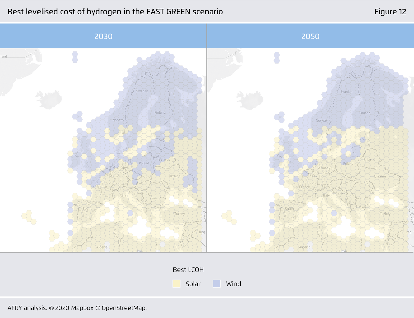 Preview for Best levelised cost of hydrogen in the FAST GREEN scenario
