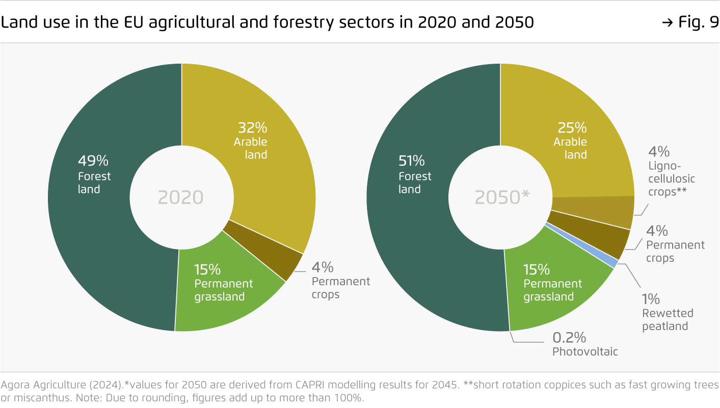 Preview for Land use in the EU agricultural and forestry sectors in 2020 and 2050